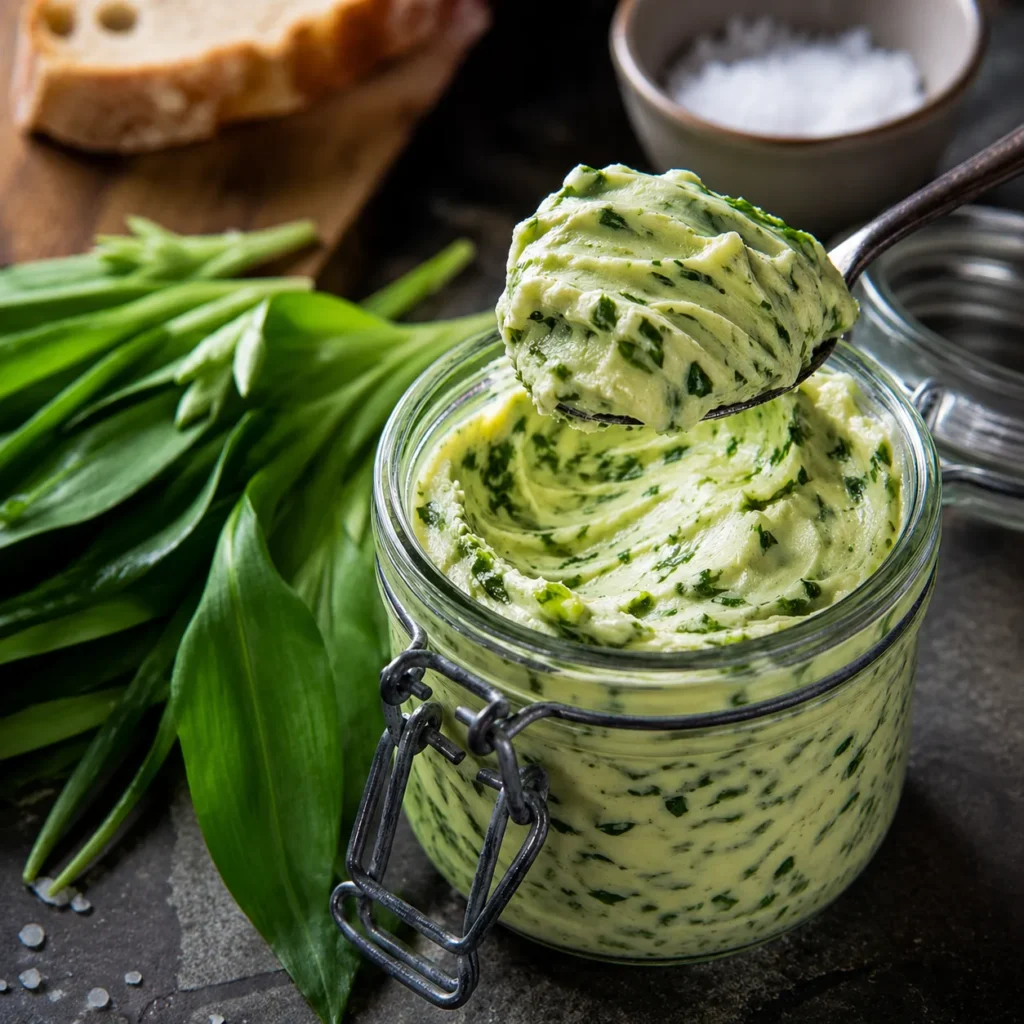 Bärlauchbutter Rezept einfach & schnell! Lerne die Geheimnisse für intensive Farbe, das richtige Einfrieren und den Schutz vor gefährlichem Botulismus.