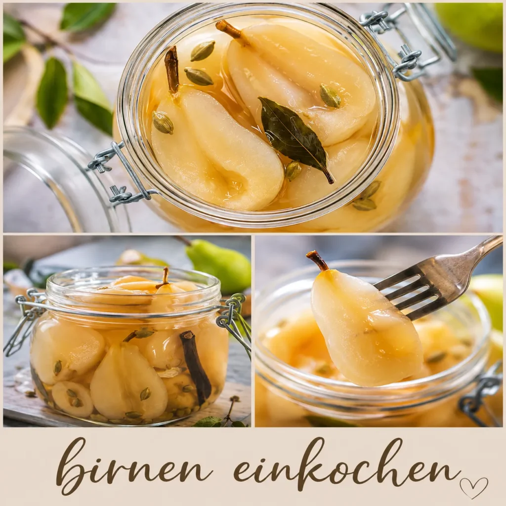 Birnen einkochen wie Oma: Entdecken Sie die geheime Wissenschaft für perfekten Biss, leuchtende Farben und himmlischen Geschmack im Glas. Jetzt nachmachen!