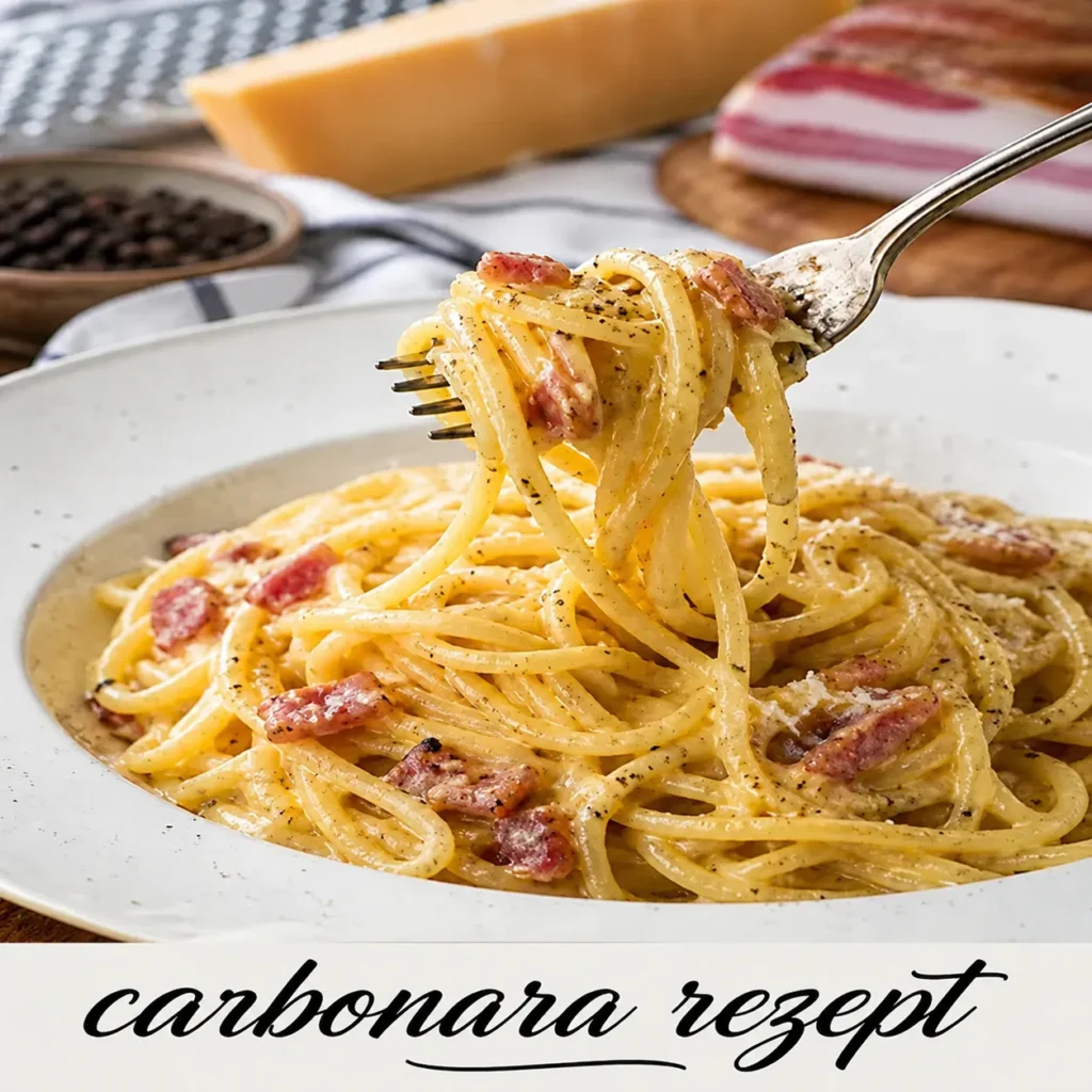 Carbonara Rezept gesucht? Entdecke das Original aus Rom ohne Sahne. Erfahre, wie die perfekte Emulsion gelingt und warum Guanciale den Unterschied macht.