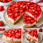 Lust auf Sommer? Dieser Erdbeerkuchen ohne Backen gelingt garantiert ohne Matschboden & Klümpchen. Entdecke die geheimen Profi-Tricks für perfekten Stand!