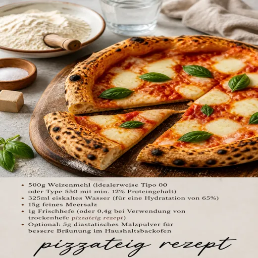 Schluss mit Pappe-Boden! Unser pizzateig rezept enthüllt die Chemie des Glutens & warum Zeit die wichtigste Zutat ist. Profi-Ergebnisse garantiert.