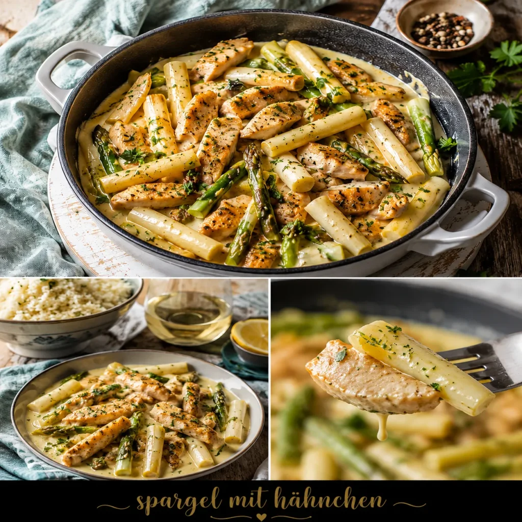 Trockenes Fleisch? Geronnene Sauce? So gelingt Spargel mit Hähnchen perfekt! Erfahren Sie die physikalisch-chemischen Geheimnisse der Profiköche.