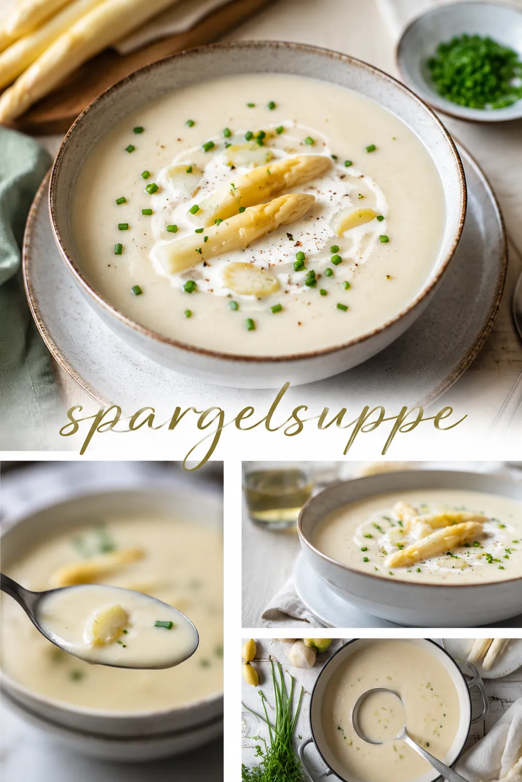 Ihre Spargelsuppe ist grau oder zu dünn? Wir zeigen Ihnen, wie Sie das Rezept retten und im Thermomix perfekte Ergebnisse erzielen. Hier klicken & meistern.