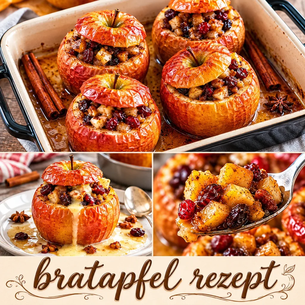 Ein perfektes Bratapfel Rezept nach Omas Art! Erfahren Sie, welche Sorte nicht zerfällt & wie Sie das Auslaufen der Füllung clever verhindern.