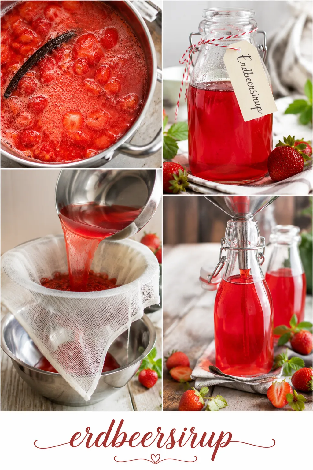 Erdbeersirup selber machen wie ein Profi! Entdecken Sie das chemisch optimierte Rezept für intensives Fruchtaroma ohne künstliche Zusätze. Jetzt lesen!