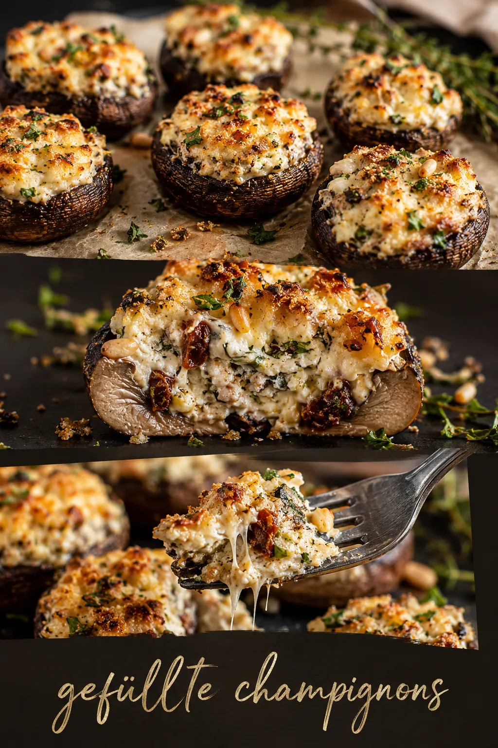 Nie wieder matschige Pilze! Erfahre, wie gefüllte Champignons auf dem Grill perfekt gelingen. Ohne Verwässern, mit genialer Käsekruste!