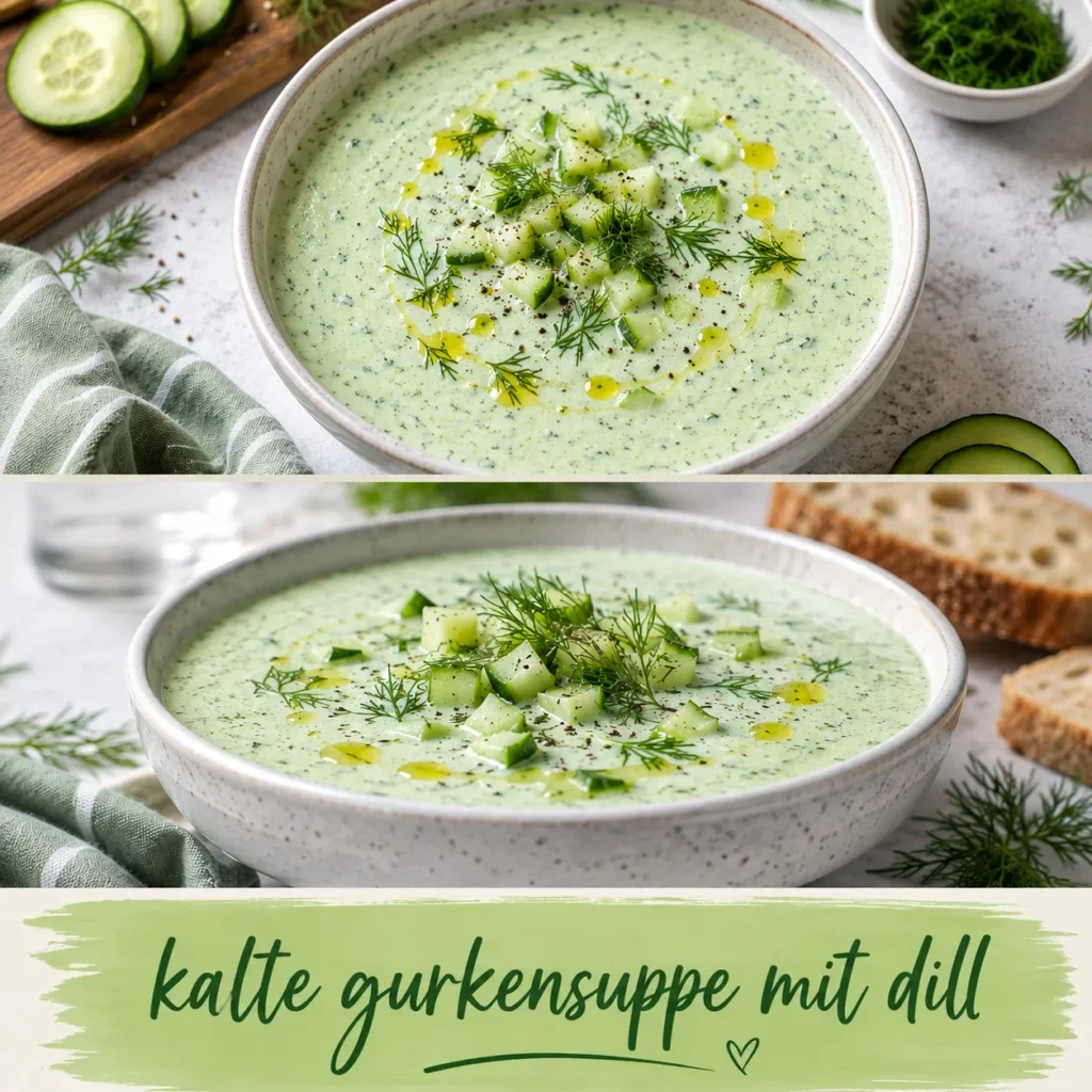 Warum flockt Joghurt aus und wie bleibt die Suppe knackig? Das beste Rezept für kalte gurkensuppe mit dill mit exklusiven Profi-Tricks aus der Küche.