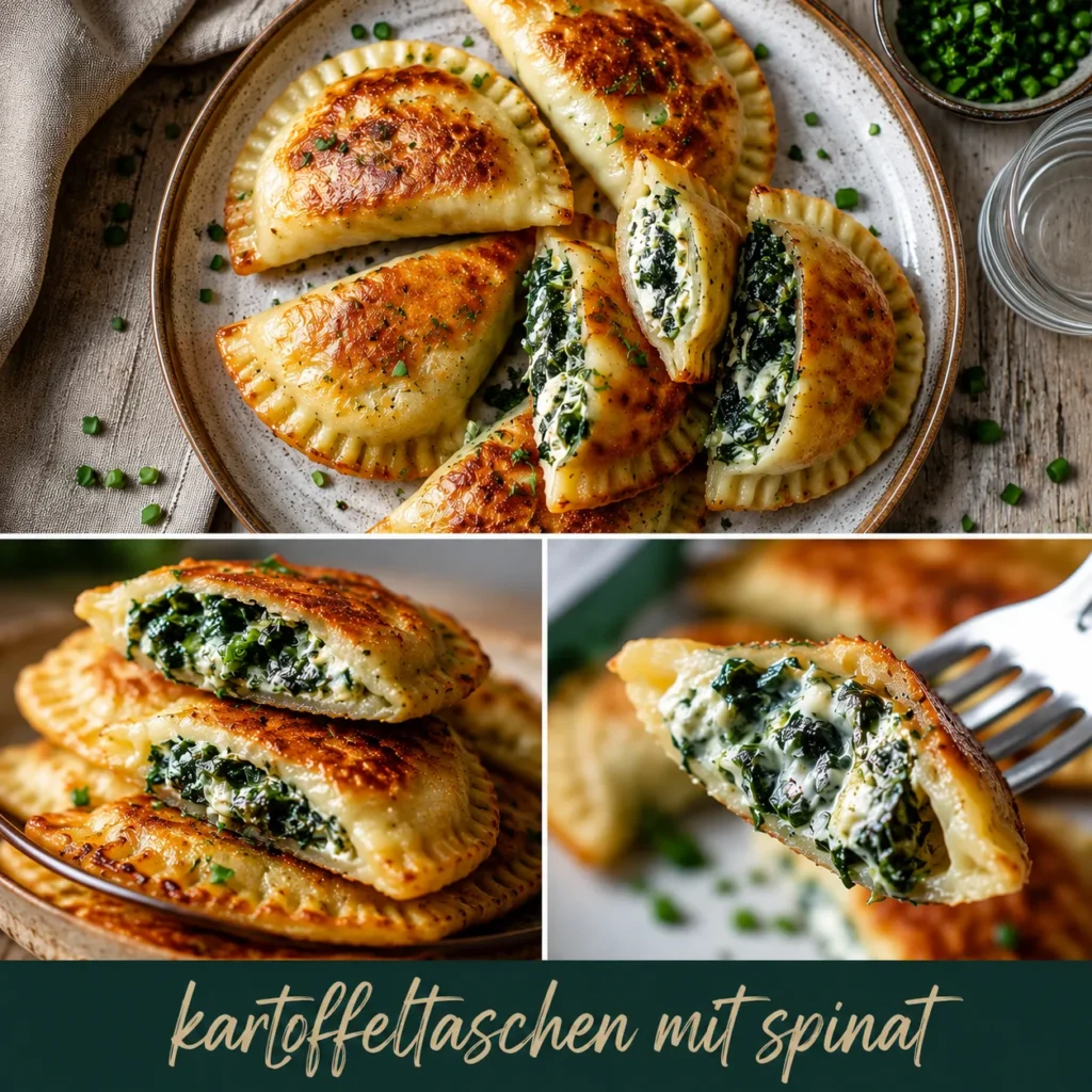 Knusprig wie beim Profi! Entdecken Sie das Geheimnis für perfekte Kartoffeltaschen mit Spinat. Mit Physik & Chemie gegen klebrigen Teig & Auslaufen!