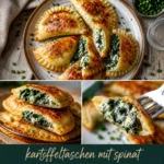 Knusprig wie beim Profi! Entdecken Sie das Geheimnis für perfekte Kartoffeltaschen mit Spinat. Mit Physik & Chemie gegen klebrigen Teig & Auslaufen!