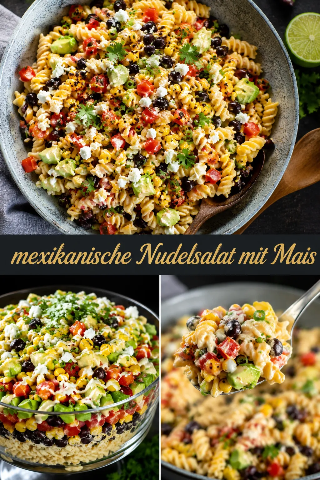 Dieser mexikanische Nudelsalat mit Mais revolutioniert jede Grillparty! Erfahre das chemische Geheimnis für absolute Saftigkeit – ganz ohne Matsch.