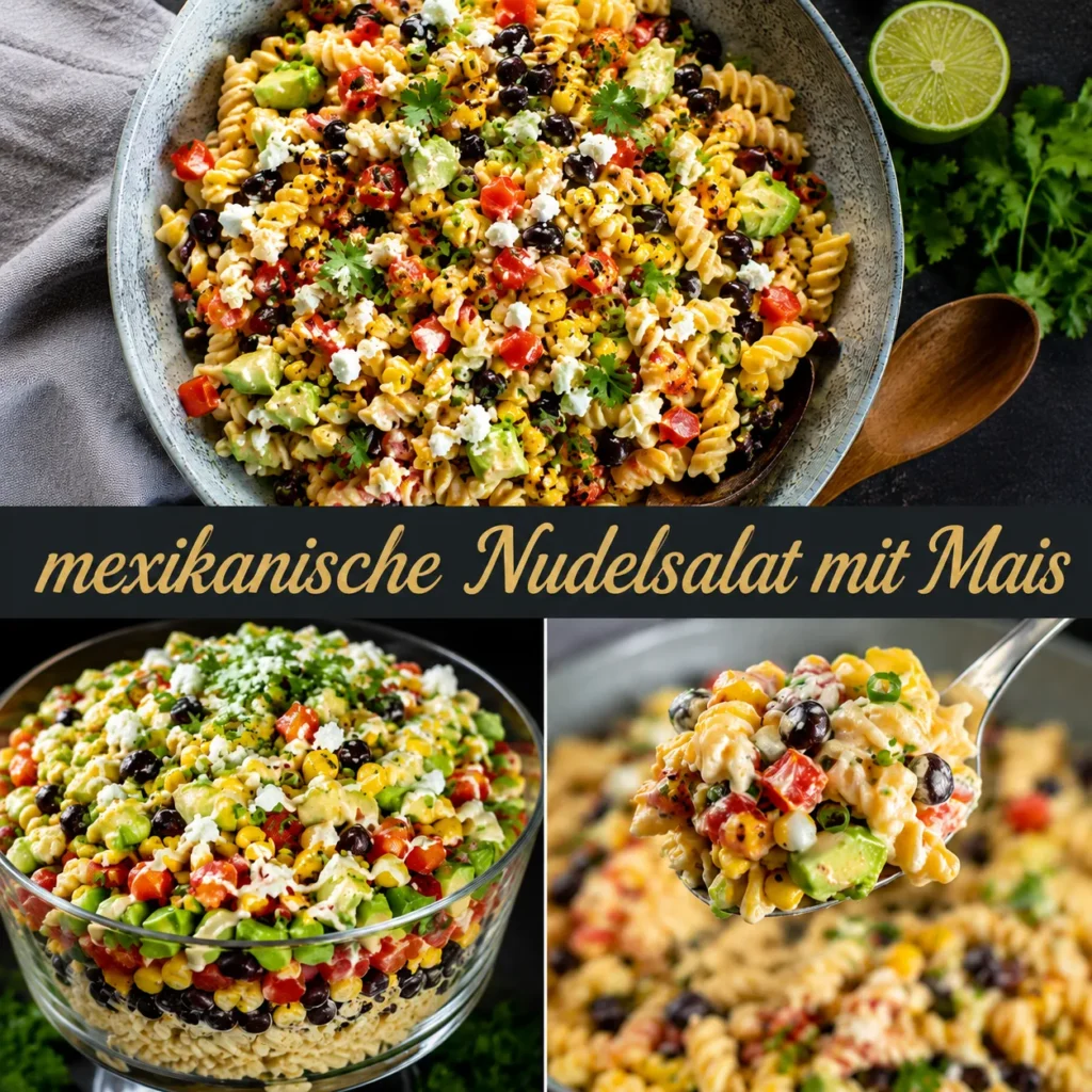 Dieser mexikanische Nudelsalat mit Mais revolutioniert jede Grillparty! Erfahre das chemische Geheimnis für absolute Saftigkeit – ganz ohne Matsch.