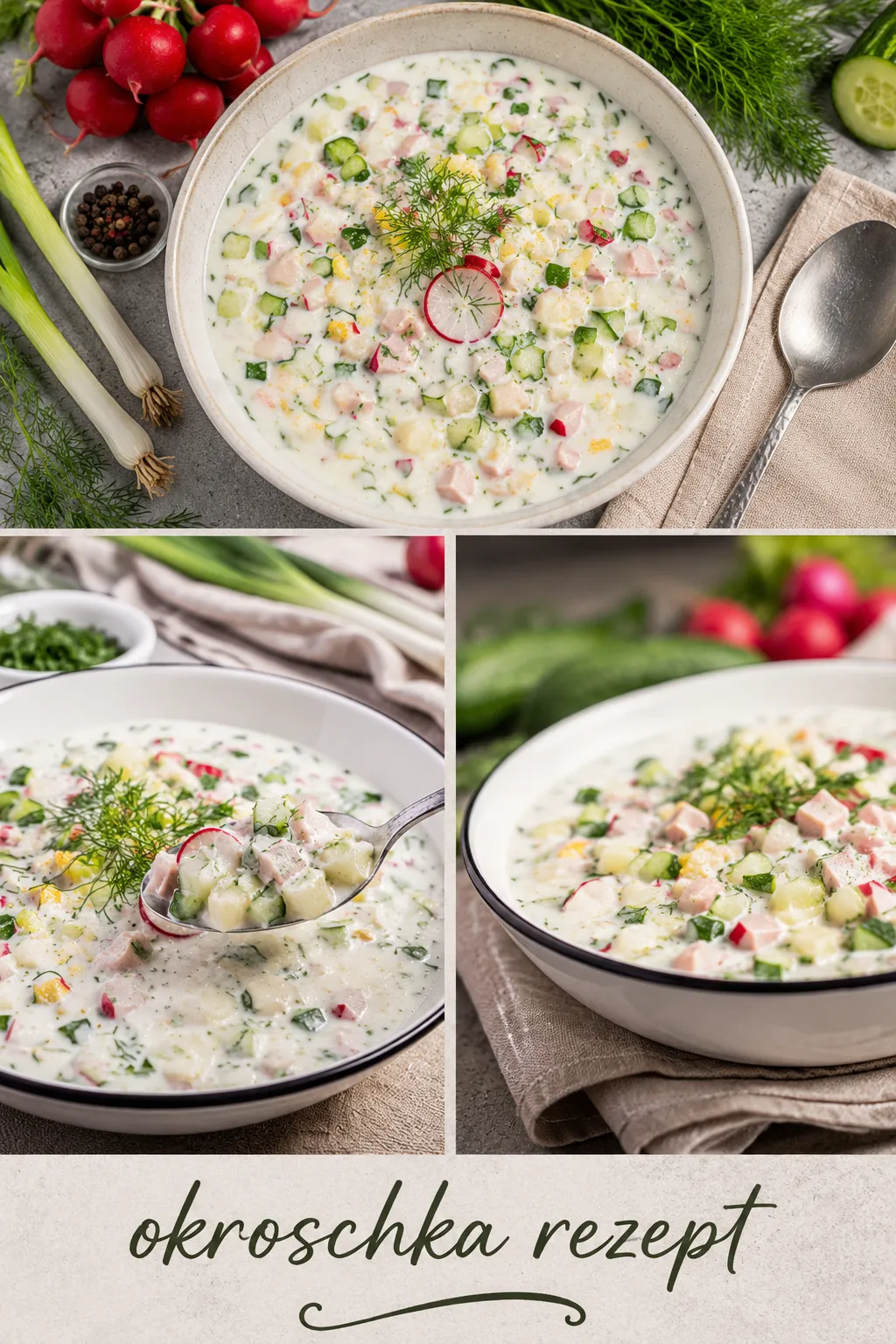 Schluss mit wässrigen Suppen! Dieses okroschka rezept mit Kefir ist cremig, knackig & 100% schweinefleischfrei. Erfahren Sie das Geheimnis der Profis.