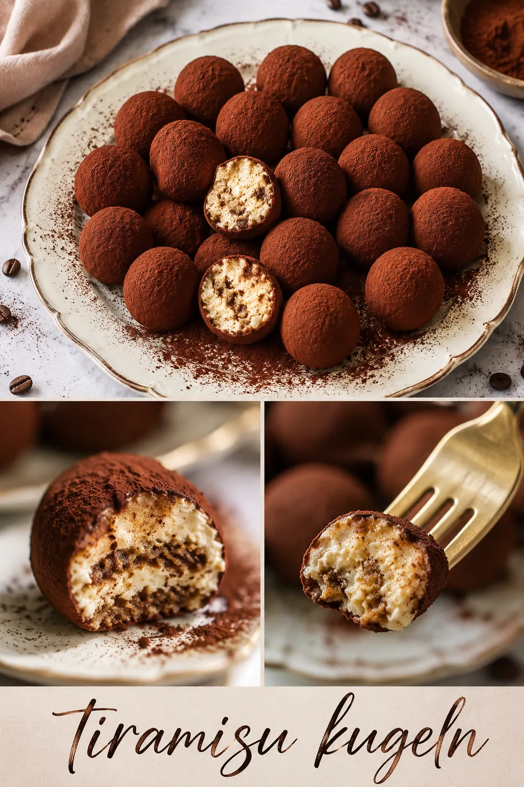 Warum werden selbstgemachte Tiramisu Kugeln oft matschig? Hier ist das biochemische Geheimnis für perfekte Konsistenz & feinsten Pralinen-Schmelz!