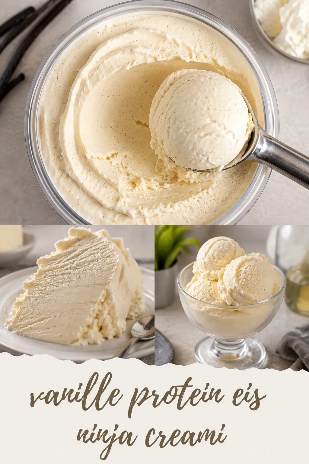 Schluss mit eisigen Proteinblöcken! Entdecken Sie die Formel für cremiges vanille protein eis ninja creami – löffelfertig ohne Kompromisse.