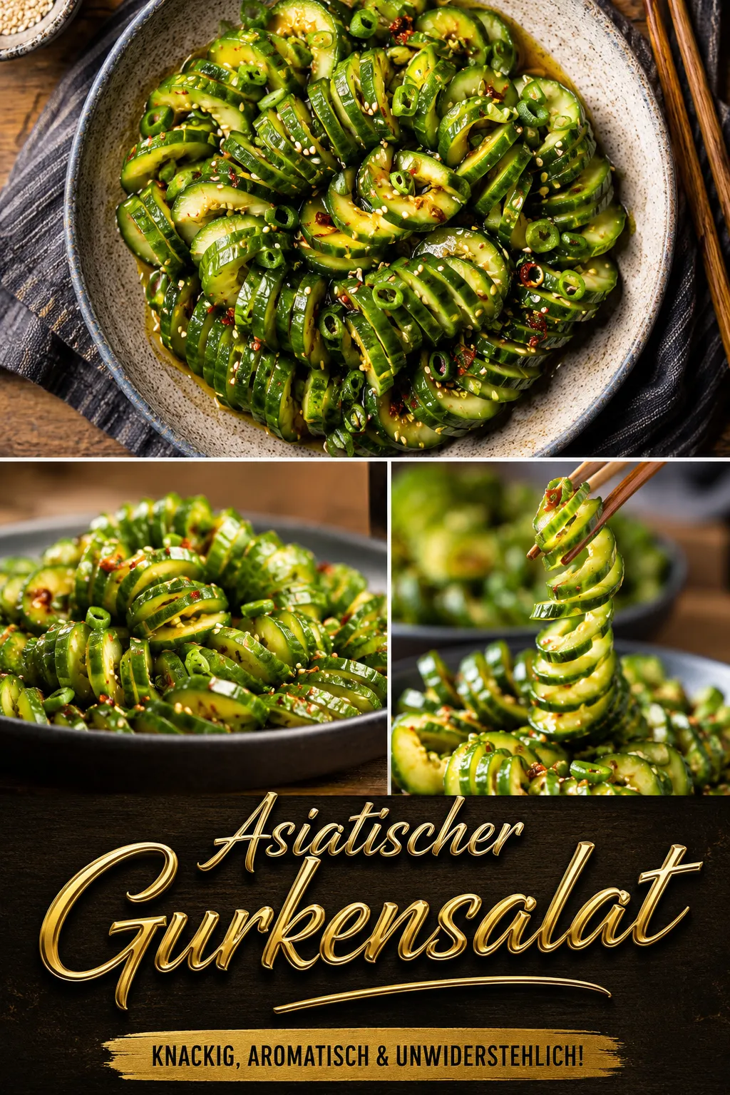 Warum verwässert Ihr asiatischer Gurkensalat nach 10 Minuten? Entdecken Sie das physikalische Geheimnis hinter dem perfekten, langanhaltenden Crunch!