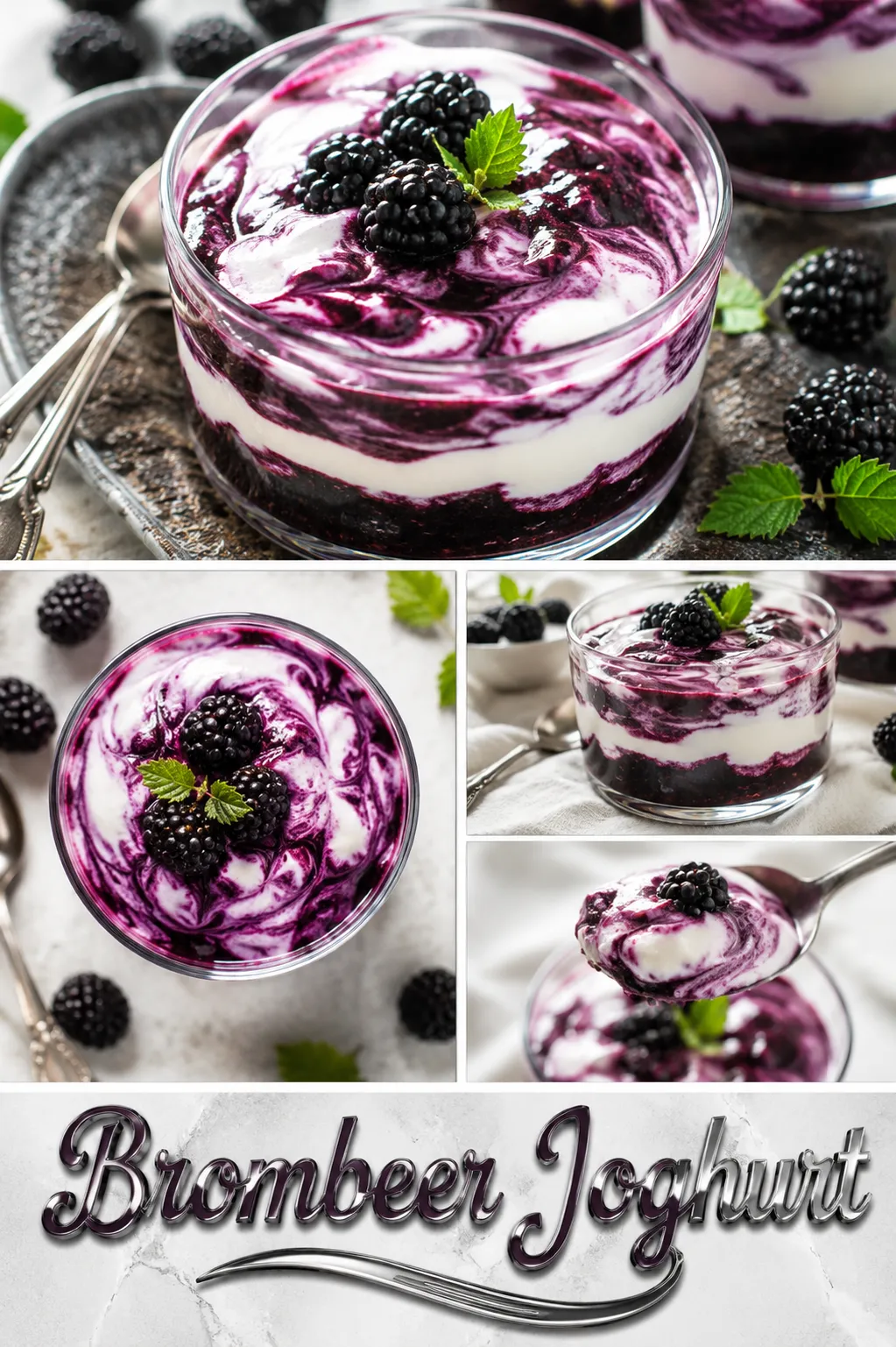 Cremiger Brombeer Joghurt ohne Bitterstoffe! Entdecken Sie das gelingsichere Rezept & profitieren Sie von echten Küchen-Geheimnissen. Jetzt nachmachen!