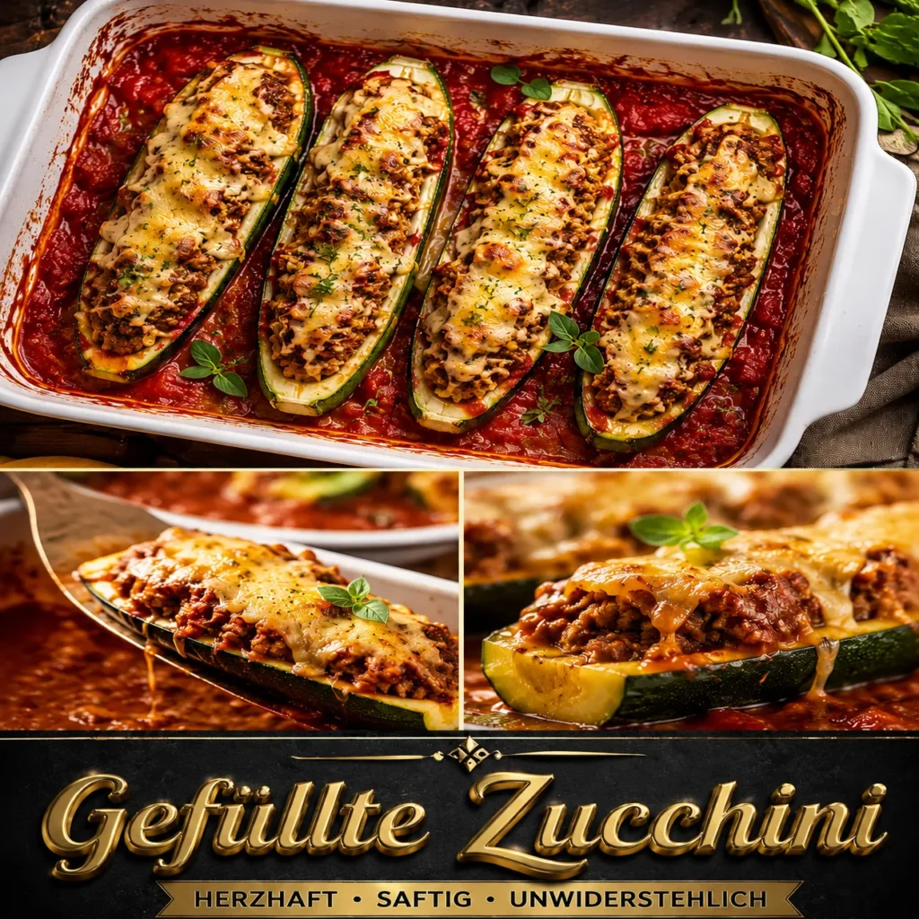 Deine gefüllte zucchini schwimmt oft im Ofen? Erfahre das Geheimnis der Osmose für eine perfekte Käsekruste und absolut stabilen Halt.