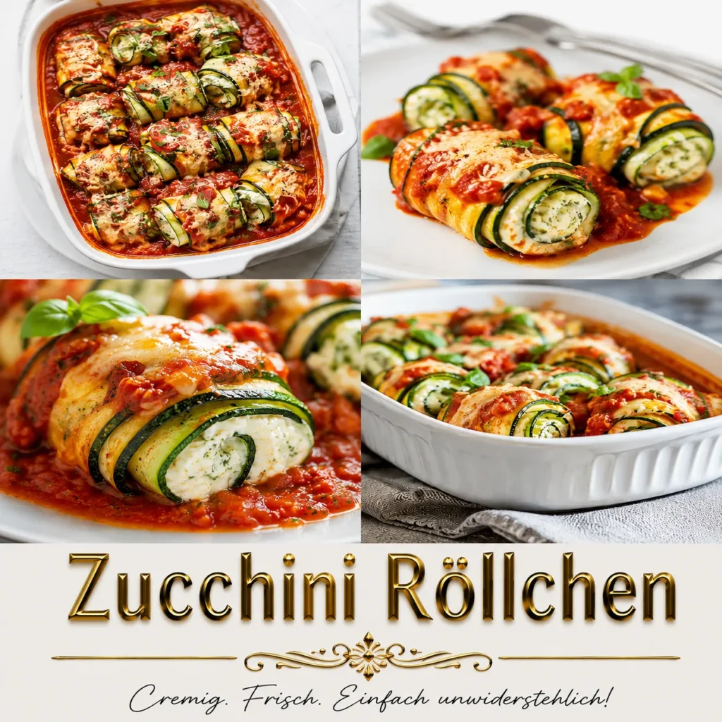 Perfekte Zucchini Röllchen ohne Auslaufen! Entdecke Profi-Tipps für saftige Füllungen & krosse Ergebnisse aus dem Ofen oder Airfryer.