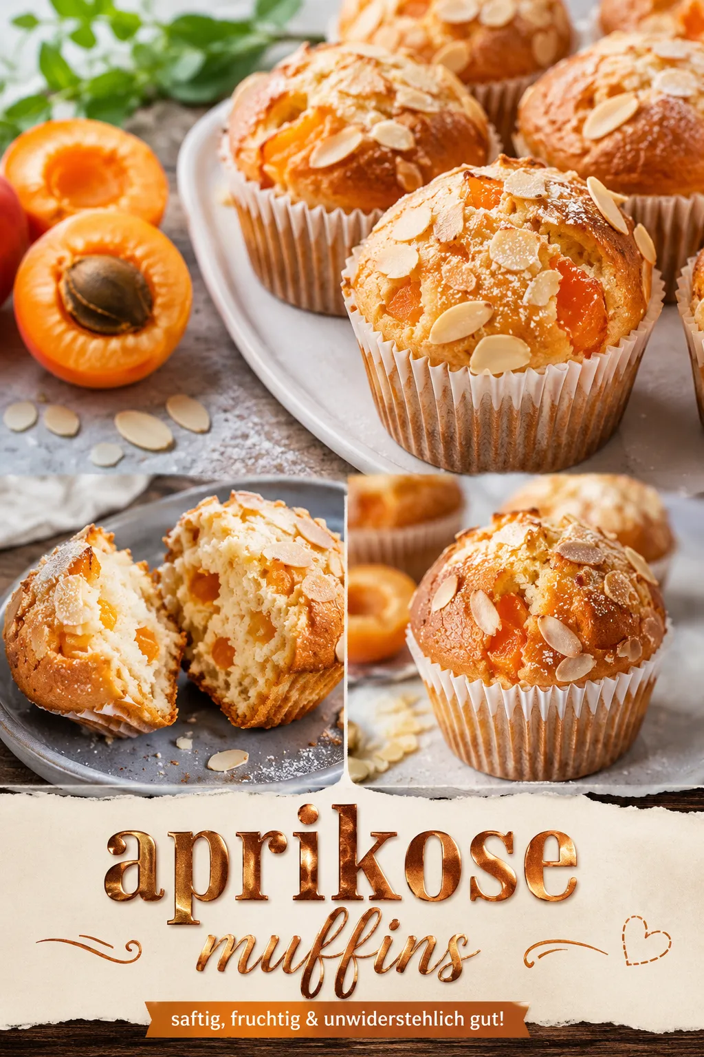 Lust auf fluffige Aprikose Muffins? Entdecken Sie das geheime Rezept für ultrasaftigen Rührteig ohne Austrocknen – perfekt für den Sommer!