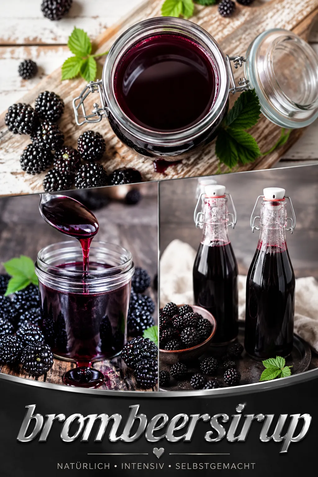 Wie gelingt Brombeersirup ohne Gelier-Klumpen? Entdecke das gelingsichere Rezept, Profi-Tricks & zuckerfreie Alternativen für volles Aroma!
