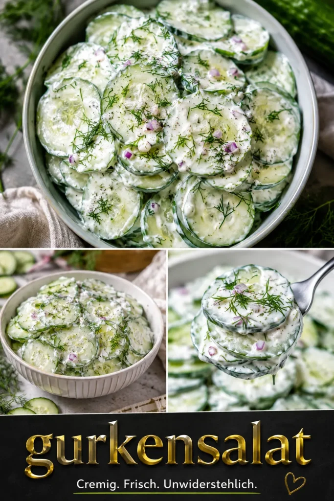 Ihr Gurkensalat wird immer w&auml;ssrig? Entdecken Sie die wissenschaftlichen Tricks f&uuml;r dauerhaften Crunch und das perfekte, emulgierte Joghurt-Dressing.