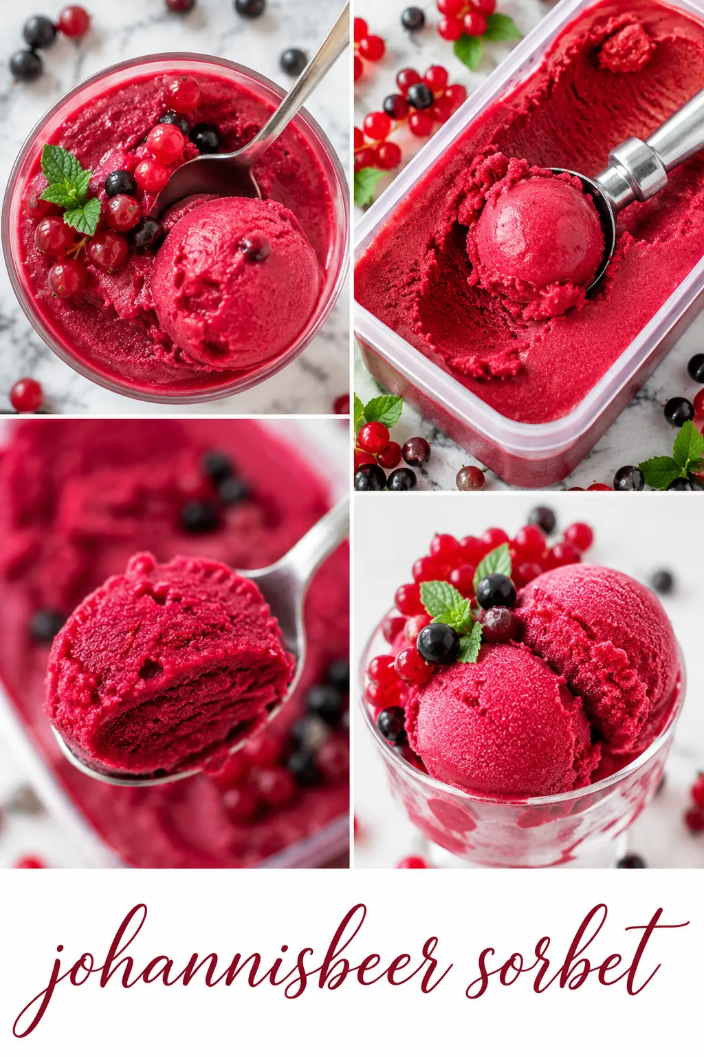 Ihr Johannisbeer Sorbet wird immer steinhart? Diese physikalischen Küchen-Tricks garantieren samtige Cremigkeit bei -18 °C. Direkt ausprobieren!