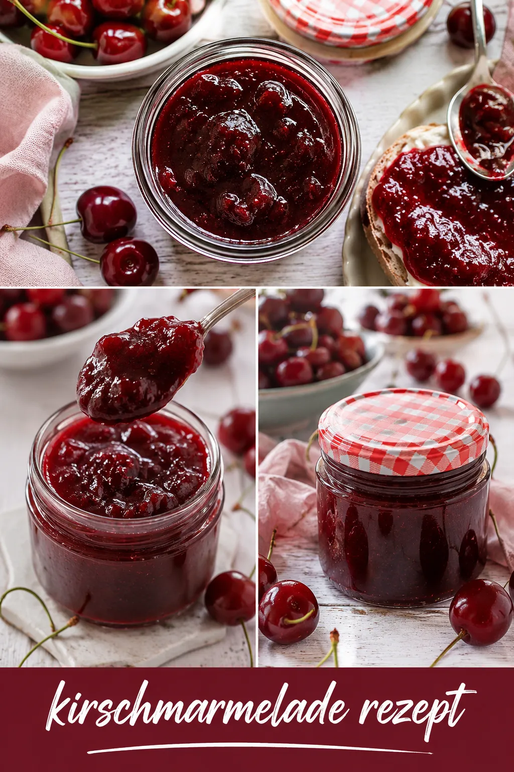 Flüssiger Frust auf dem Brötchen? Dieses kirschmarmelade rezept verrät die Küchenphysik für perfekten Halt, ohne Gelatine oder Kopfstand-Methode!