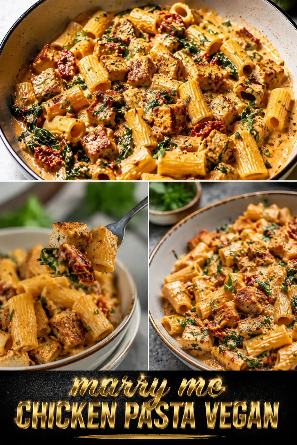 Lust auf die beste marry me chicken pasta vegan? So gelingt die cremigste Sauce ohne Gerinnen. Hier klicken & nachkochen!