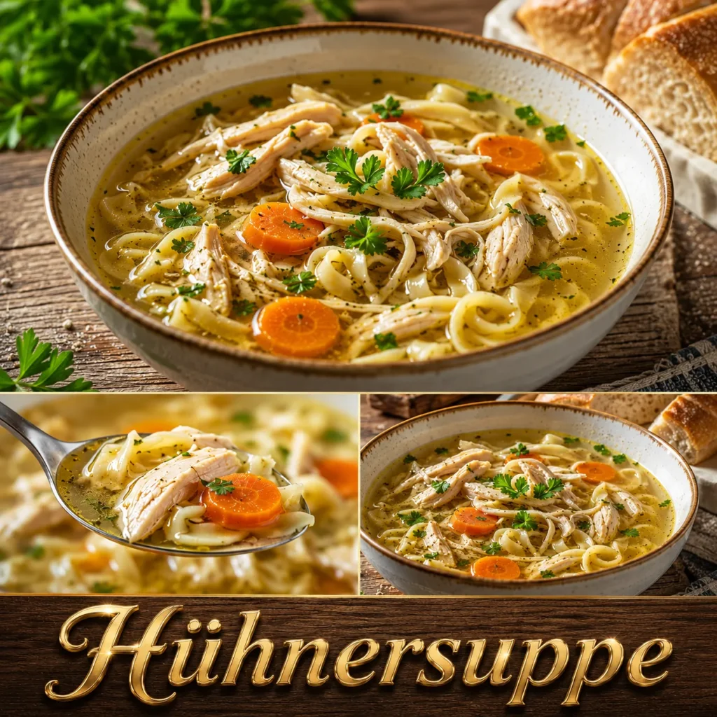 Perfekte Hühnersuppe wie von Oma: Entdecken Sie das Geheimnis für klare Brühe & maximalen Geschmack durch echte Küchenphysik. Jetzt nachkochen!