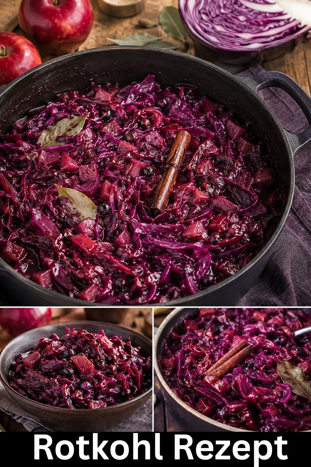 Das beste Rotkohl Rezept wie vom Profi: Mit physikalischem Knet-Trick für perfekte Zartheit & volles Aroma. Hier klicken!