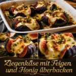 Ziegenkäse mit Feigen und Honig überbacken: So gelingt die perfekte Vorspeise in 15 Min. ohne Verflüssigen & ohne bitteren Honig. Jetzt nachkochen!