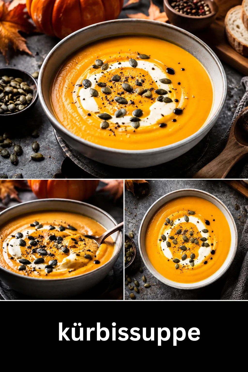 Die perfekte Kürbissuppe ohne Wässrigkeit: Erfahren Sie die Geheimnisse der städtischen Bindung und exzellenten Aromatik.