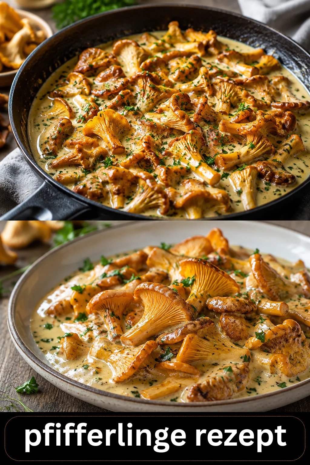 Perfektes Pfifferlinge Rezept: So bleiben Waldpilze kross & saftig! Schluss mit gummigen Pilzen dank einfacher Profi-Tricks. Jetzt nachkochen!
