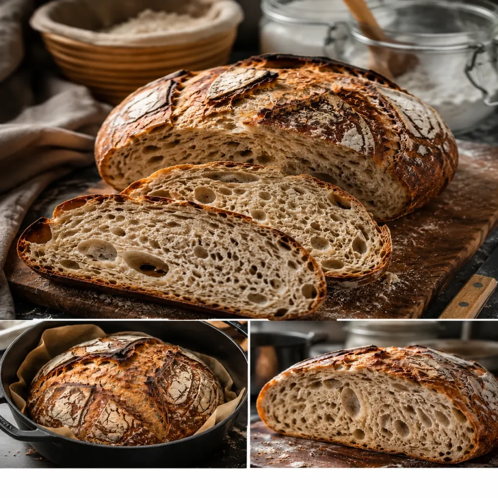 Perfektes Sauerteigbrot selbst backen! Biochemie, Krumentextur und Tipps gegen breitlaufenden Teig. Erfahren Sie alle Profi-Geheimnisse.