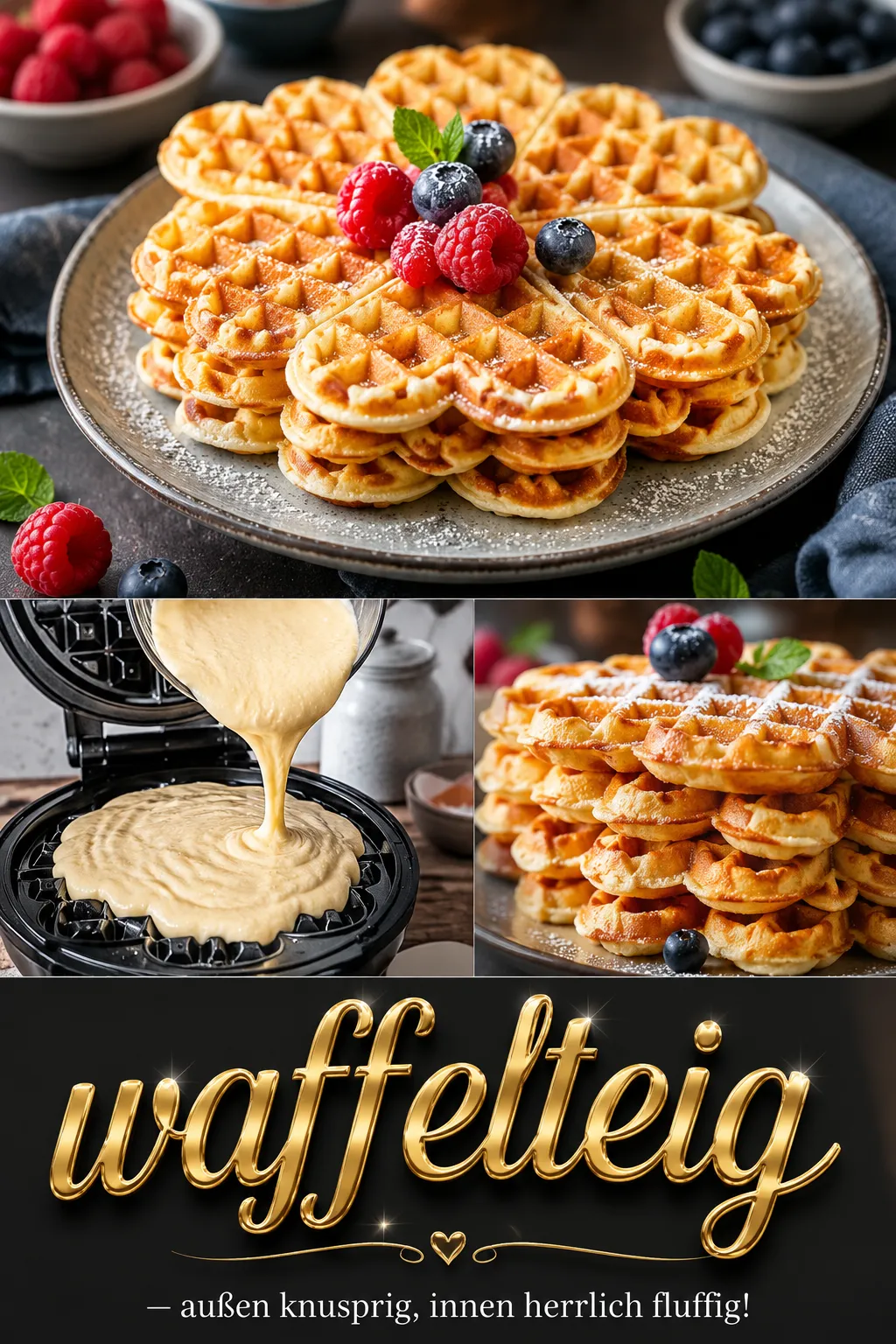 Perfekter Waffelteig: Mit diesen einfachen Küchen-Kniffen gelingen Ihre Waffeln außen garantiert knusprig & innen traumhaft fluffig. Jetzt lesen!