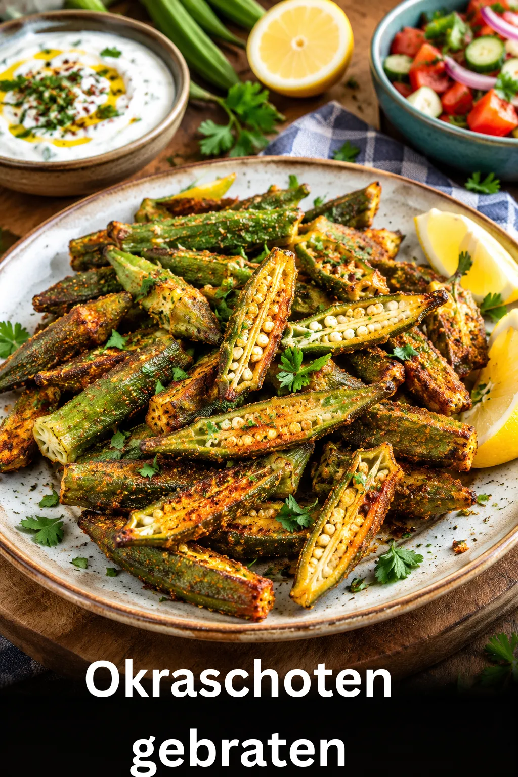 Nie wieder matschige Okra! Erfahre, wie Hitze & Säure das Gemüse perfekt knusprig machen. Tipps für Pfanne & Airfryer hier.