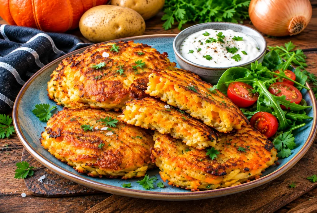 Nie wieder matschige kartoffel kürbis puffer! Physikalische Profi-Tipps für maximale Krossheit aus der Pfanne & Airfryer. Hier klicken!