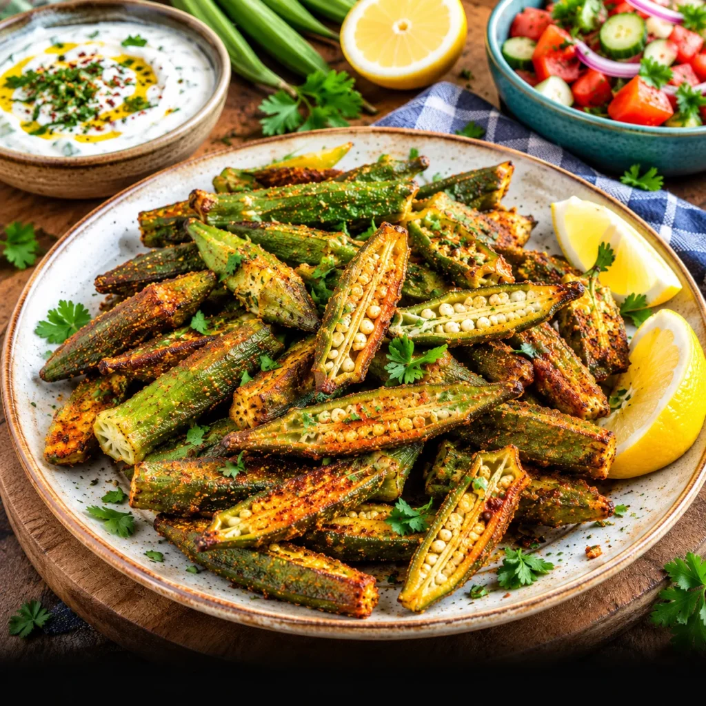 Nie wieder matschige Okra! Erfahre, wie Hitze & Säure das Gemüse perfekt knusprig machen. Tipps für Pfanne & Airfryer hier.