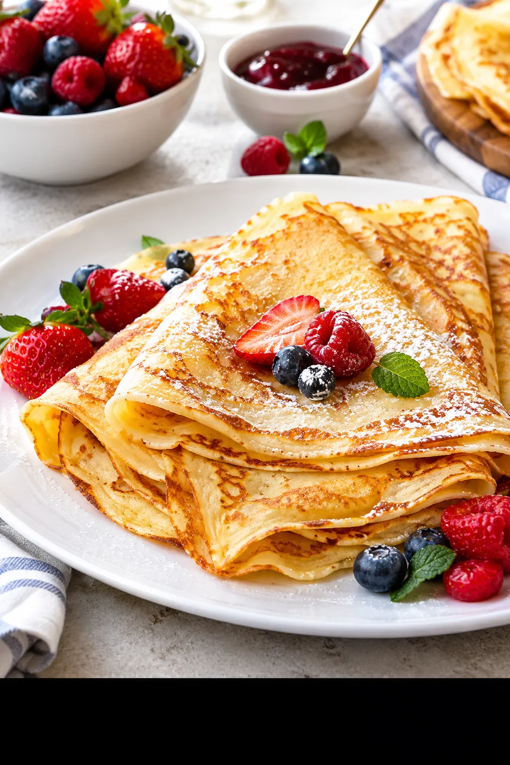 Das perfekte crepes rezept mit kulinarischer Physik: Hauchdünn, goldbraun & reißfest. Entdecke das Geheimnis der französischen Pâtisserie für Zuhause!