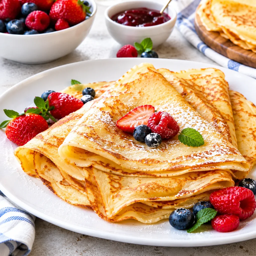 Das perfekte crepes rezept mit kulinarischer Physik: Hauchdünn, goldbraun & reißfest. Entdecke das Geheimnis der französischen Pâtisserie für Zuhause!