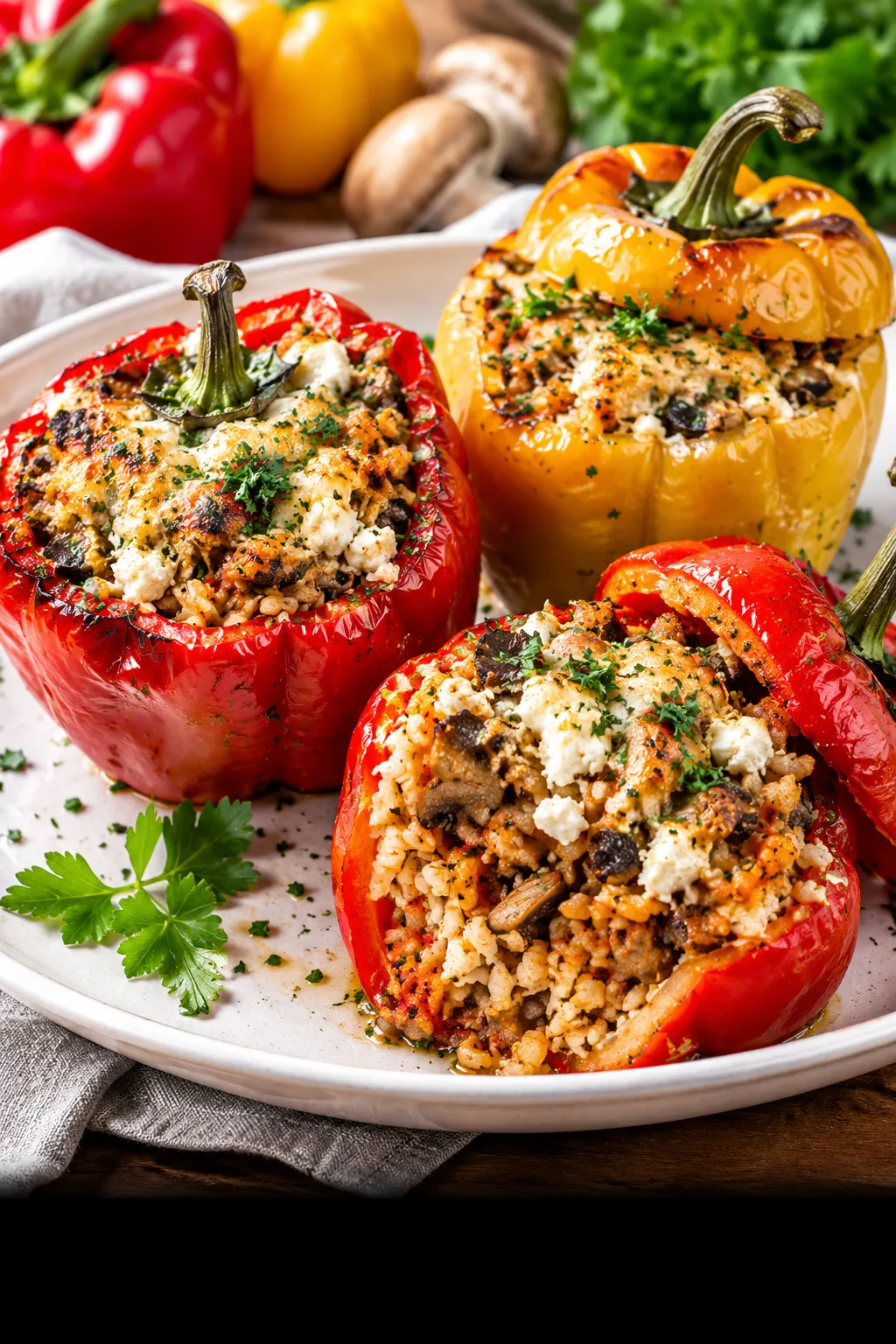 Vergessen Sie wässrige Füllungen! Entdecken Sie, wie Ihre gefüllte paprika vegetarisch mit der perfekten Umami-Garantie und Kruste garantiert gelingt.