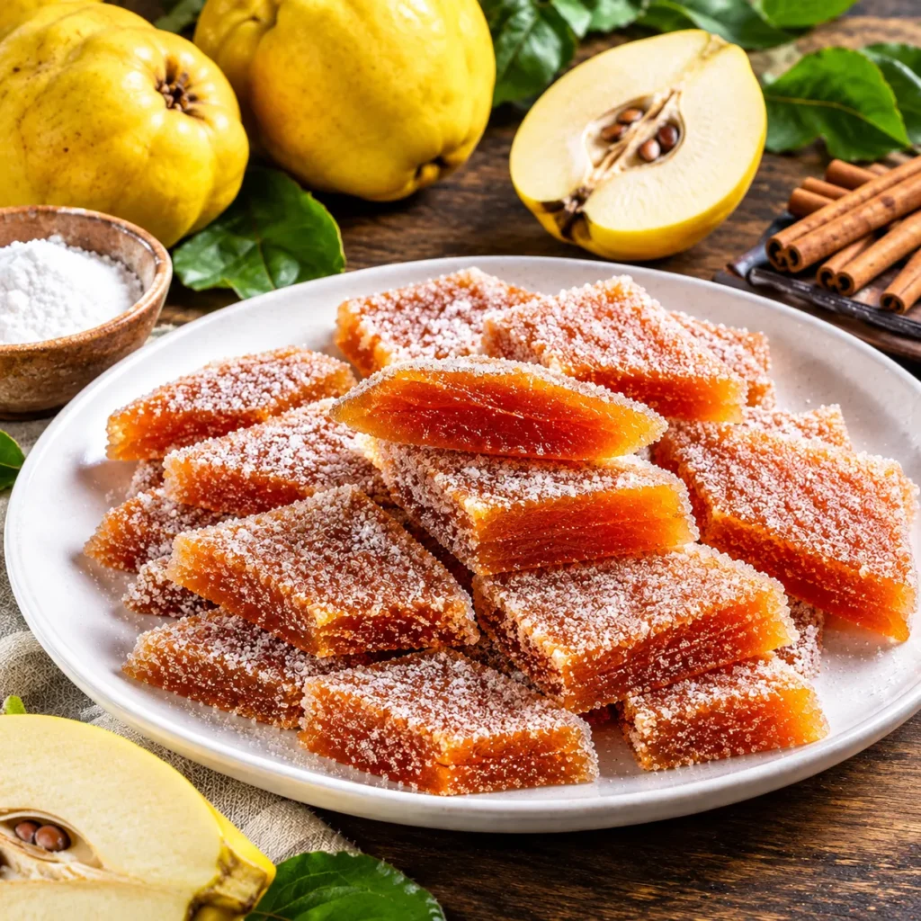 Quittenbrot gelingsicher selber machen! Entdecken Sie Omas Geheimnisse für perfekte Textur, müheloses Trocknen und Schutz vor Schimmel. Jetzt nachkochen!