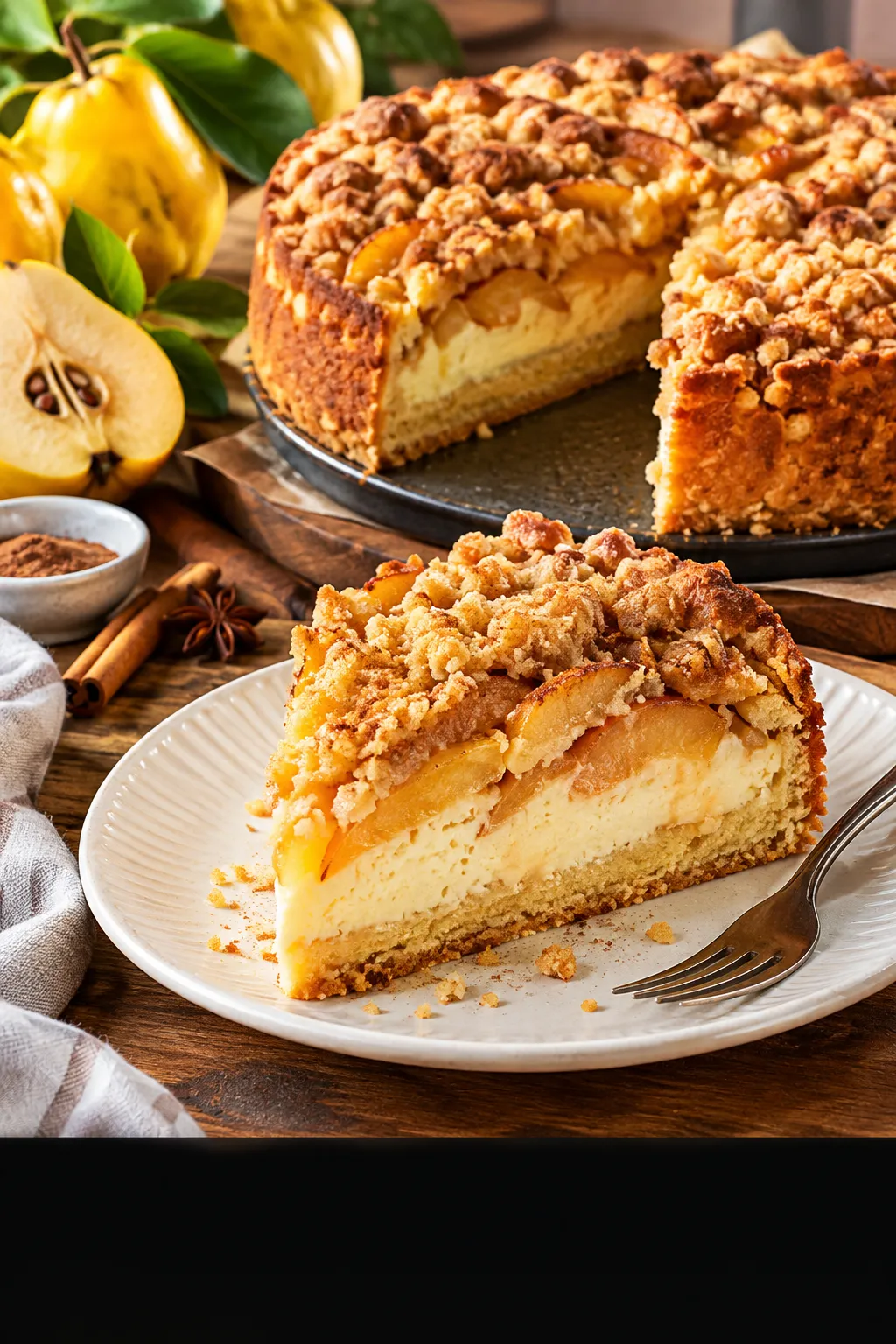 Geheimnis gelüftet: So gelingt Ihr Quittenkuchen perfekt saftig. Mit einfachen Küchen-Hacks für zartes Obst & knusprige Streusel. Jetzt lesen